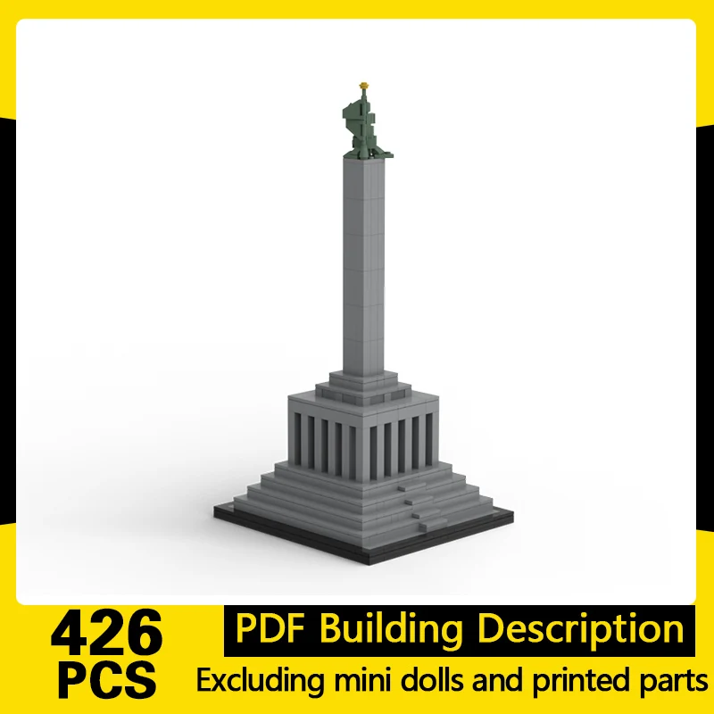 

City Street View Model MOC Building Bricks Memorial Diorama Modular Technology Gifts Holiday Assemble Children Toys Suit