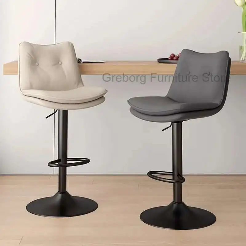 

Designer Reception Kitchen Counter Stools Counter Swivel Bar Stools Industrial Comfortable Bancos De Bar Modern Furniture HY