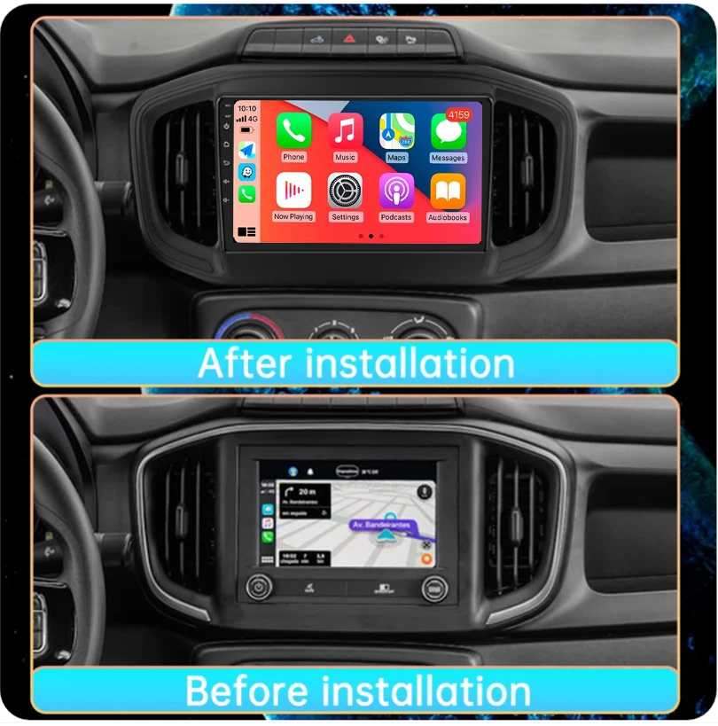 Android 13 For Fiat Strada 2020 - 2022 Car Radio Multimedia Video Player Carplay Tape Recorder GPS Head Unit WIFI 4G No 2din DVD