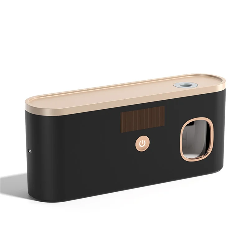 【BRAND NEW】USB Rechargeable Toothbrush Disinfect Holder Automatic Toothpaste Dispensing Wall Mounted Storage Rack