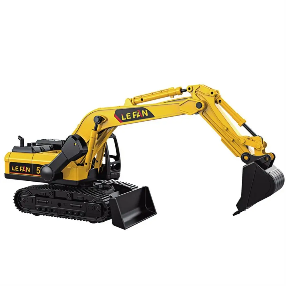 

Xmas Gift Drill Excavator Engineering Models Cars Vehicle Model Simulation Crane Plastic Bulldozer Inertial Truck For Boys