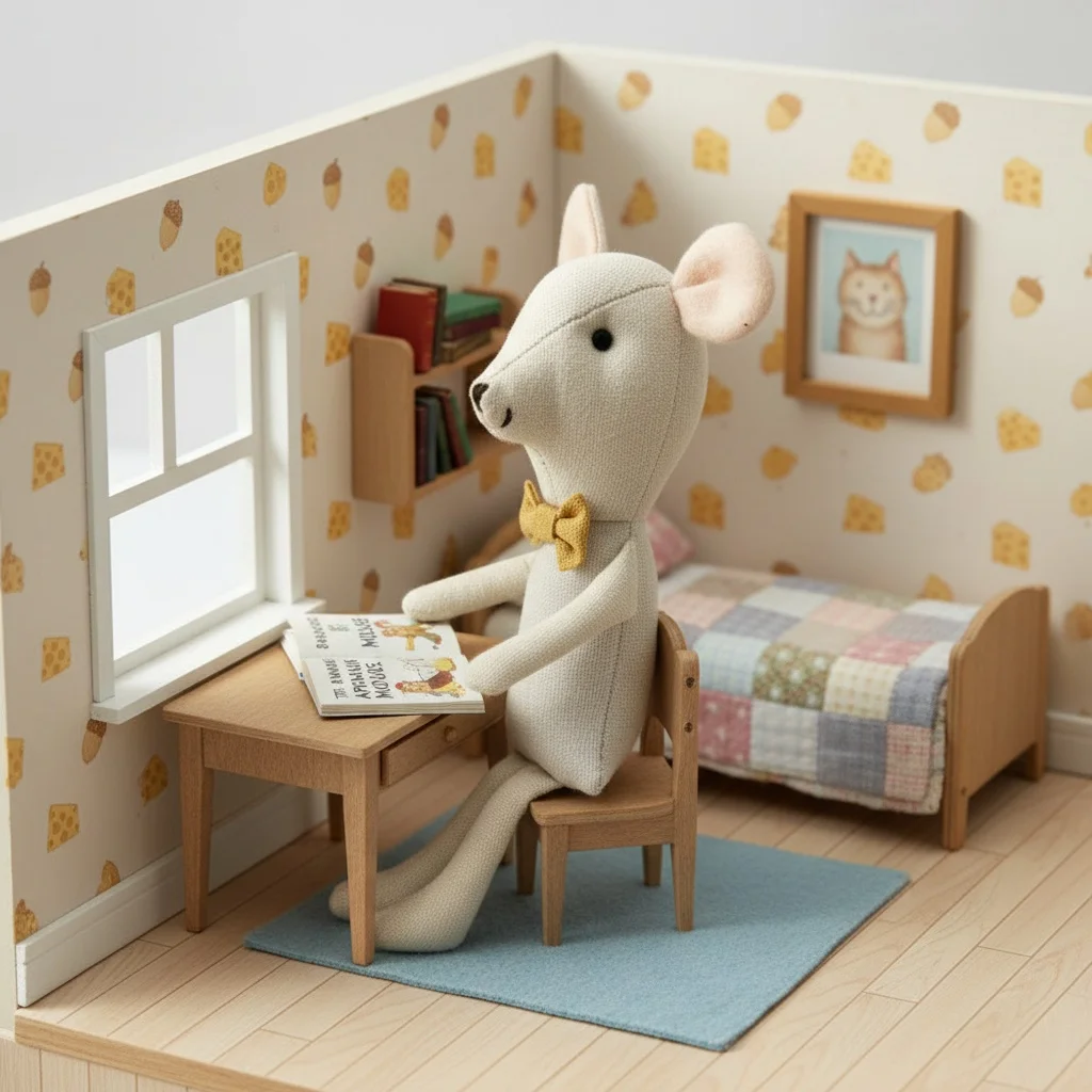 Cute little mouse  plush toys 17cm Stuffed Plush Animal Baby Toys doll baby accompany sleep toy gifts For kids