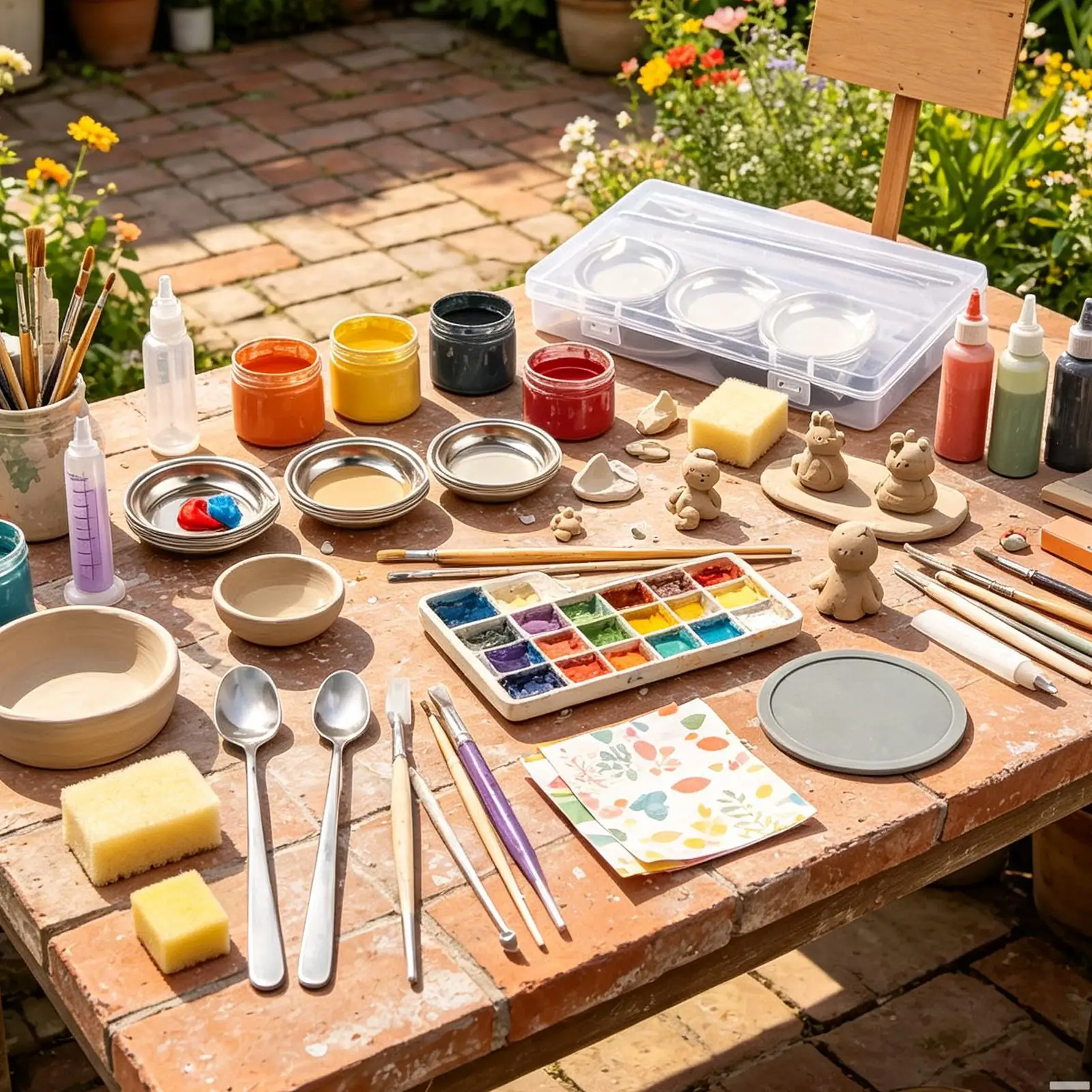 paint-palette-diy-art-painting-mixing-pallet-and-stirrer-model-painting-mixing-tray-for-artist-painter-student-teacher-beginner