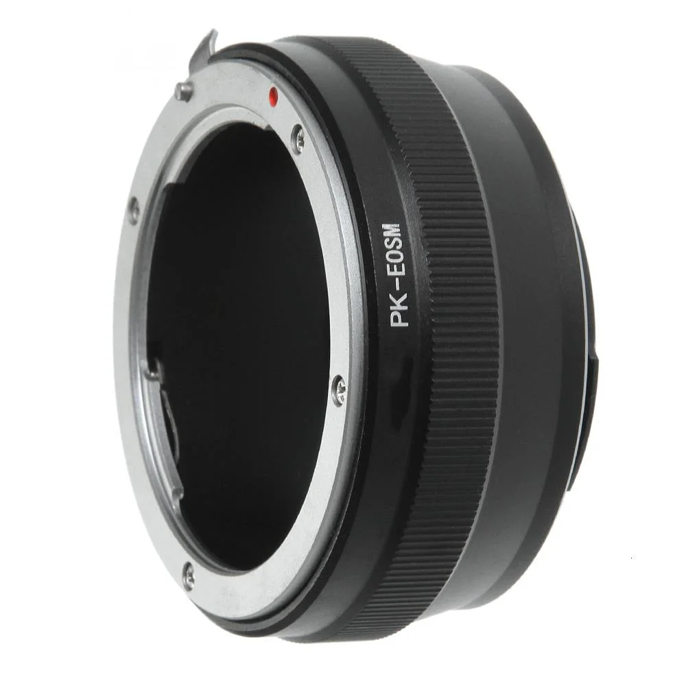 PK-EOSM Adapter Ring for Pentax PK K Mount Lens to Canon EOS EF-M M2 M3 M6 M10 M50 M100