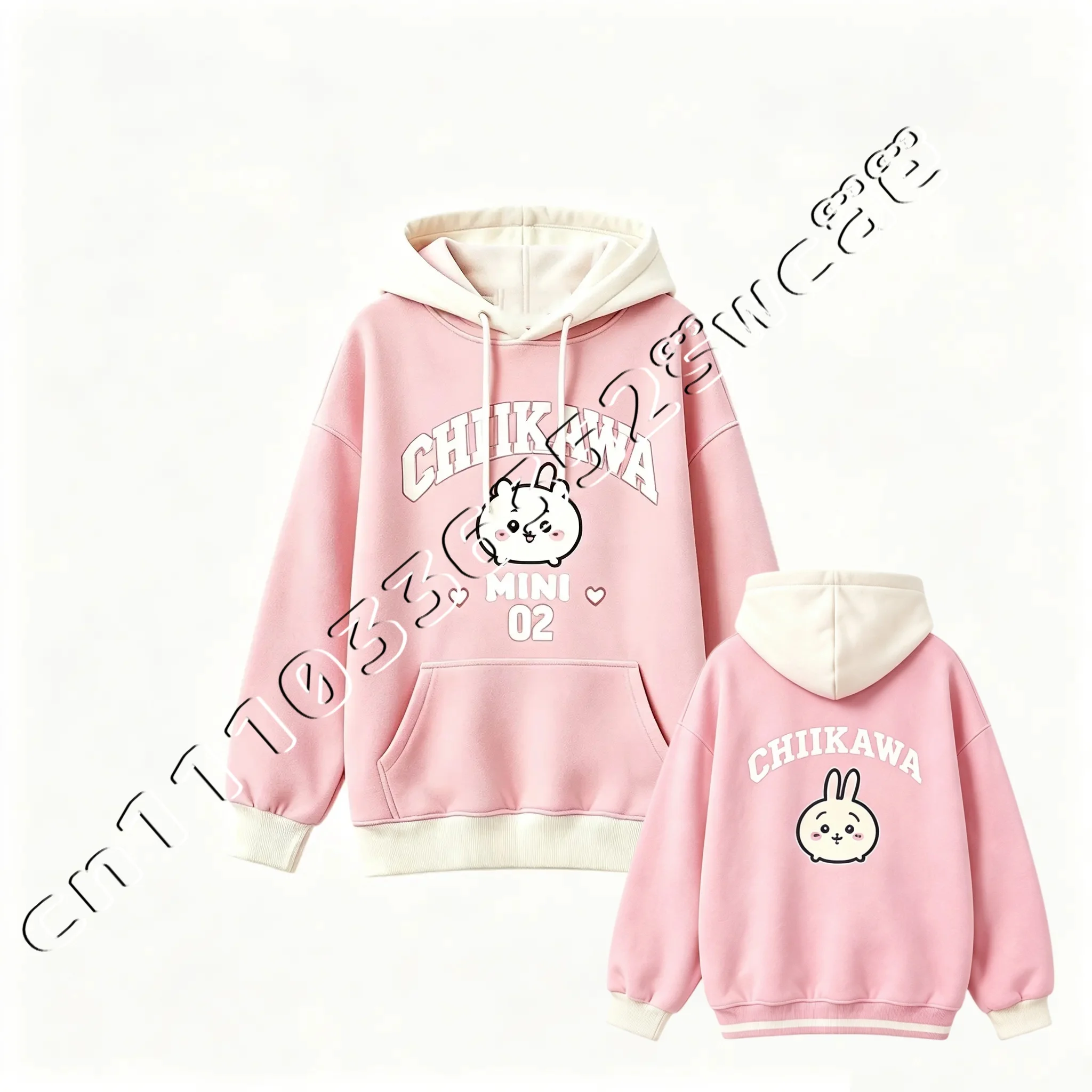 Neue Chiikawa-Serie, passende Familien-Pullover-Hoodies, Fan-Kollektion, Sweatshirt für Mama & Mini, passend für die ganze Familie – Detail 6