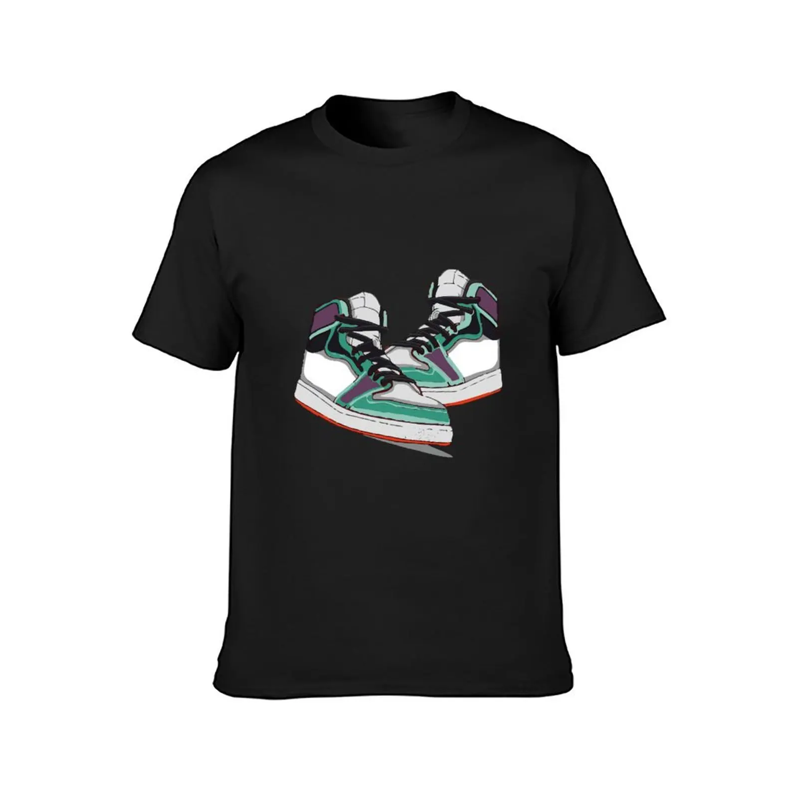 Colored sneakers for athletes. T-shirt plain oversized oversizeds quick-drying men clothing