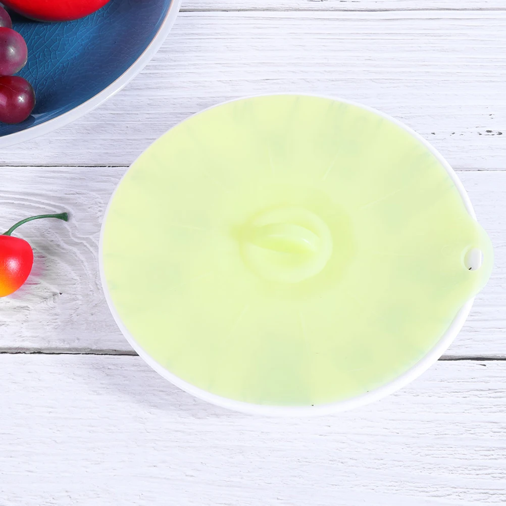 

3 Pcs Silicone Fresh Cover Microwave Proof Seal Lids Multifunction Sealed Pot Washable