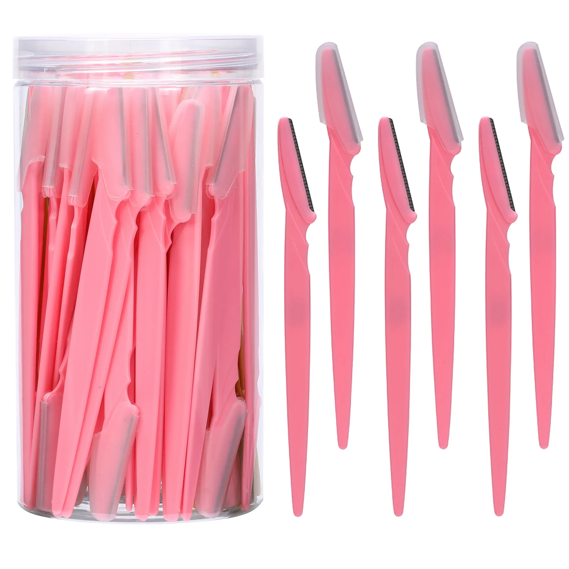 40 pièces rasoir de sourcils maquillage outils de beauté sûr sourcils rasoir visage corps épilation lames de rasoir femme sourcils façonnage couteau