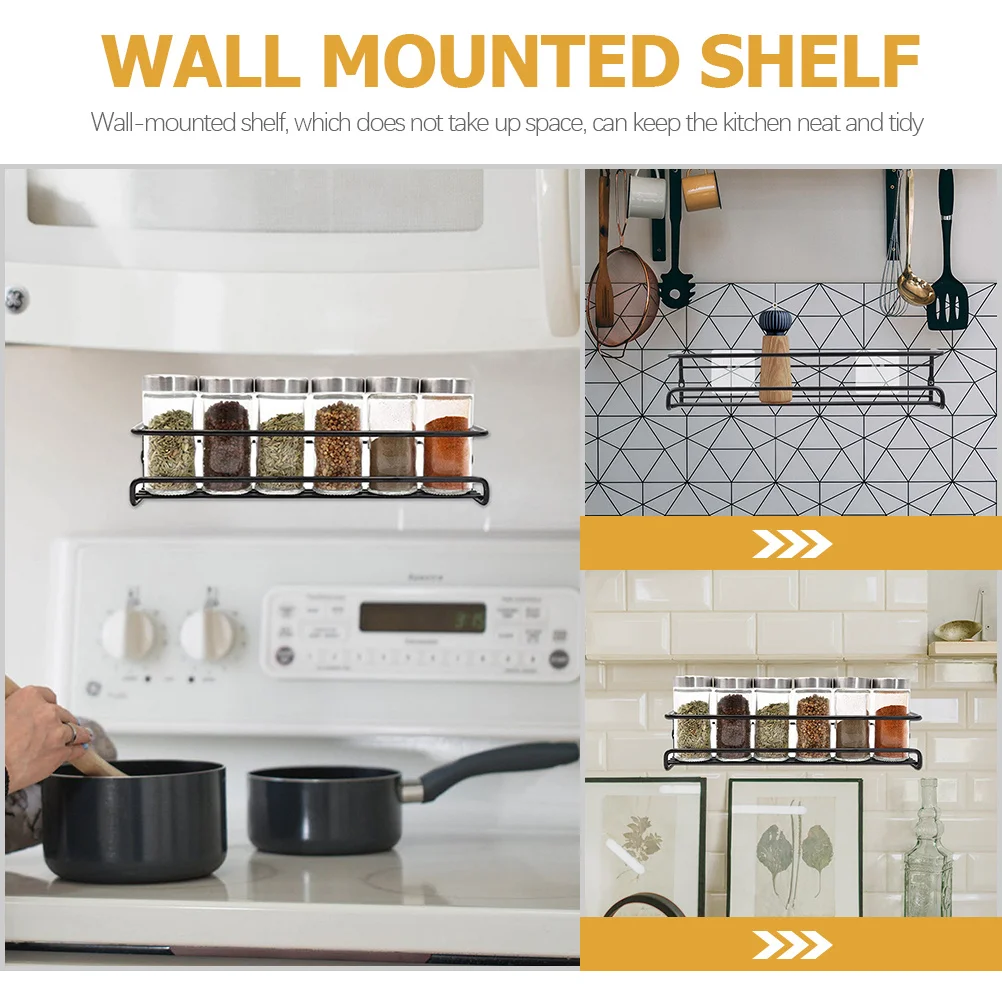 

2 set Shelf Seasoning Holder Organizer Shelf Wall For Cabinet Seasoning Holder Spice Spice Rack Rack Organizer