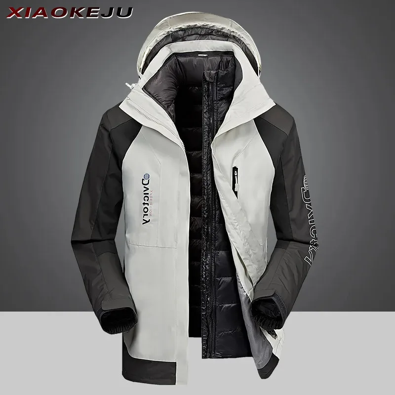 Militari Winter Jacket Man Hunting Clothes Heavy Motorcycle Sport Retro Windbreaker Oversize Heating Cardigan Mountaineering