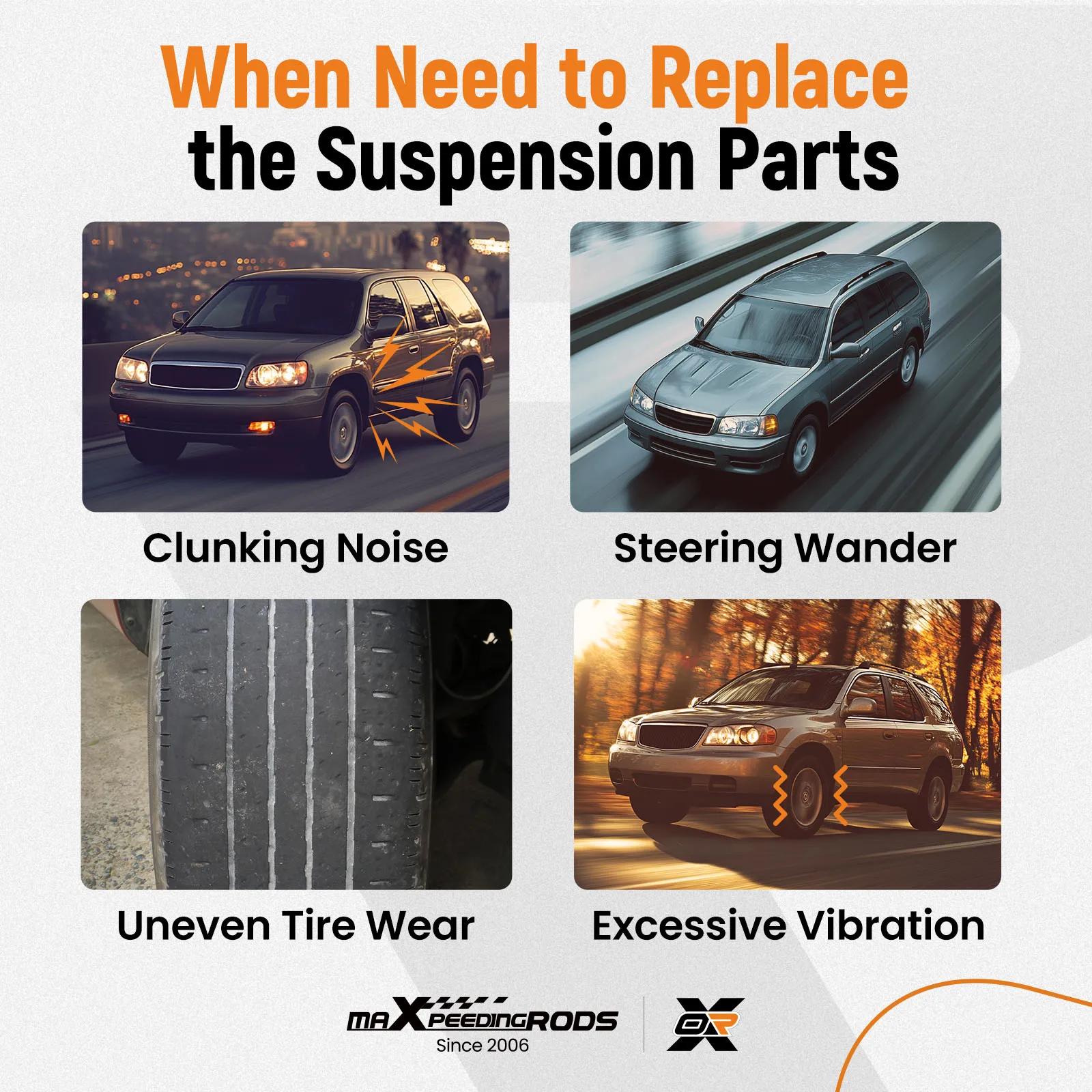 

6x Front Inner Outer Tie Rods w/ Boots for 2001-2003 2004 2005 2006 Acura MDX