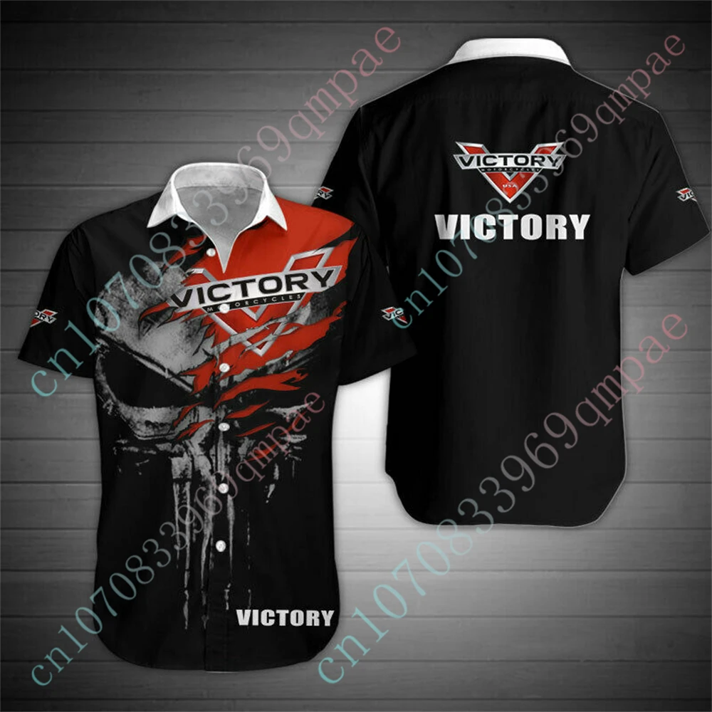 Victory Shirts For Men Women Unisex Clothing 3D Button Cardigan Casual Shirts And Blouses Anime Oversized T-shirt Custom Logo