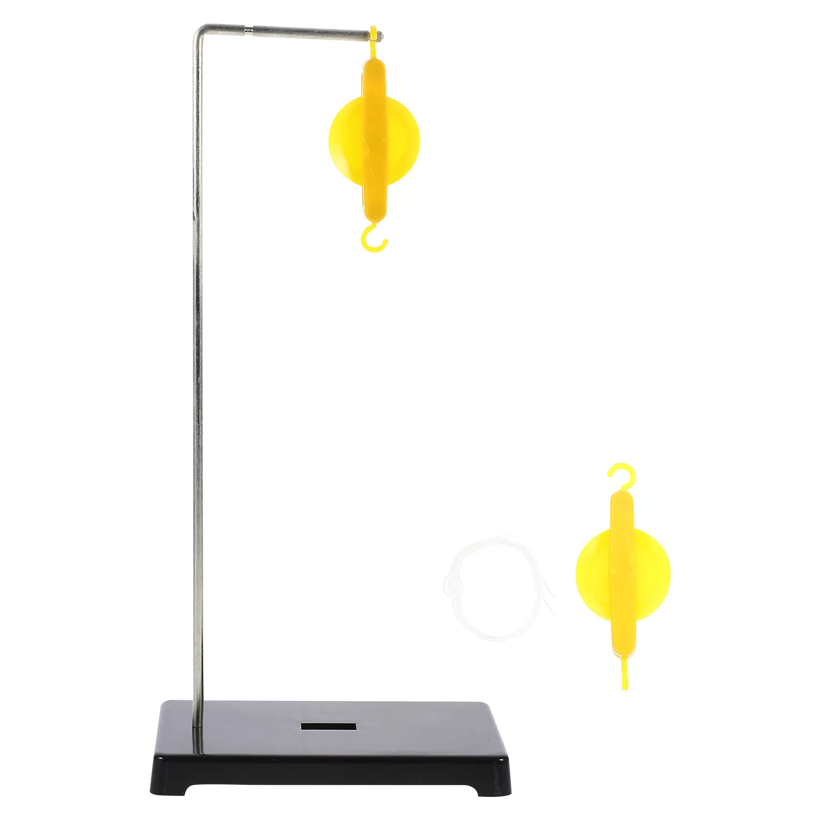 1 Set Plastic Pulley Block Stand Physics Experiment Learning Mechanical Advantage Science Lab Classroom Teaching Tools