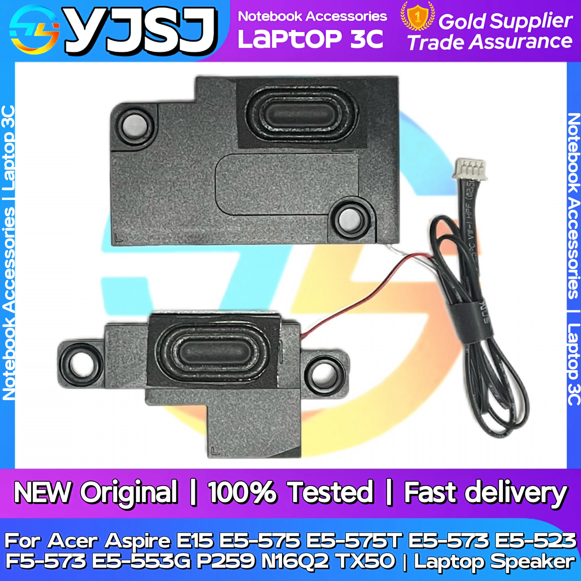 New Original Laptop Notebook Speaker For Acer Aspire E5-575 E5-575T E5-573 E5-523 F5-573 E5-553G P259 N16Q2 TX50 Built in horn