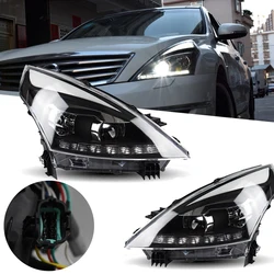 Headlight For Teana LED Headlights 2009-2012 Altima Head Lamp Car Styling DRL Signal Projector Lens Auto Accessories Front