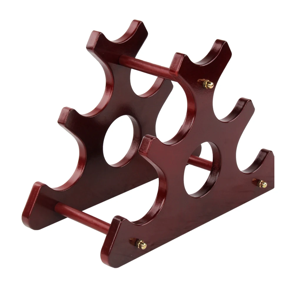 

1pc Bottle Holder Stylish Glass Rack for Home Bar Restaurant Wood Display Stand Elegant Yard Decor