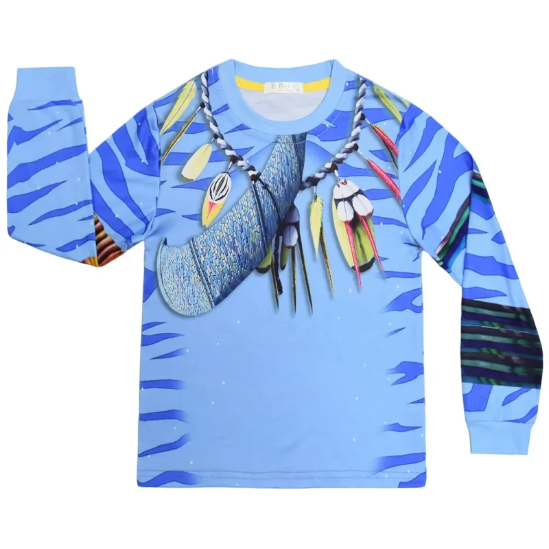aa waq99 Halloween Aar The Way of Water Alien Anime cosplay for Boy Girl Clothes Autumn Spring Pajamas Costume Kids Cas qq 2025