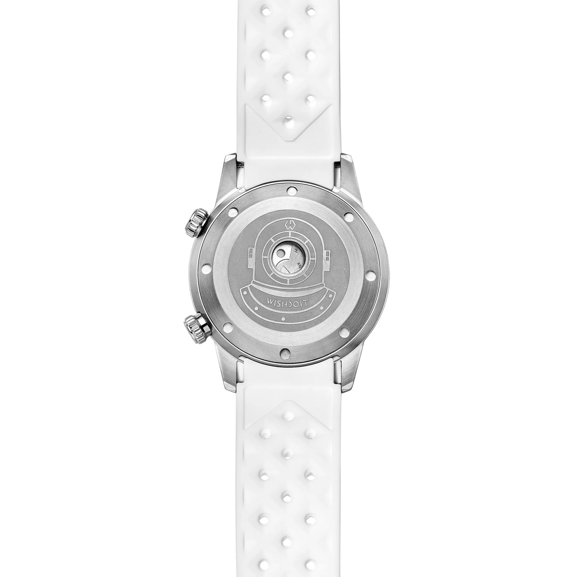 2026 WISHDOIT Double Crown Automatic Mechanical Watch with Radioactive Texture Dial Miyota 8215 Movement 150M Waterproof