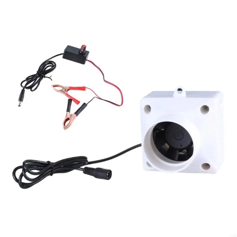 C7AC 12V Вытяжной вентилятор Малошумный линейный канальный гидропонный воздуходувка Вытяжной вентилятор