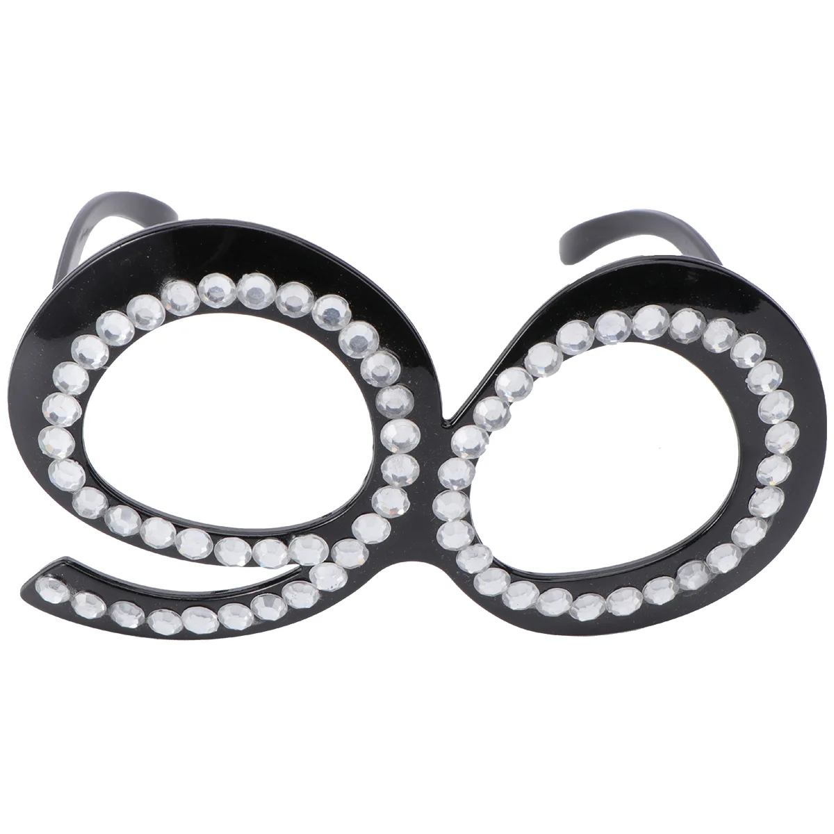 Glasses Party Props Number Photo Digital Decorative Birthday Happy Decorations for Men