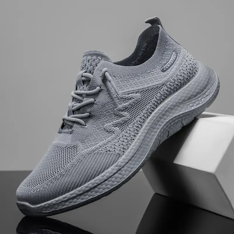 

Spring Autumn New Casual Slip-On Men's Shoes Comfortable All-Match Flat Heel round Toe Polyester Lining Sports Style Footwear