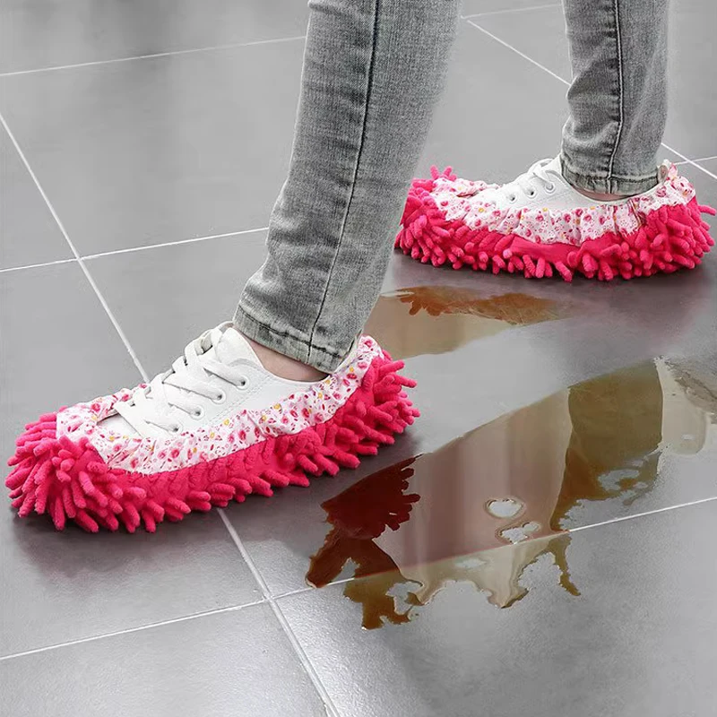 Multi-Function Floor Cleaning Lazy Mopping Shoe Covers Dust Removal Foot Socks Home Floor Cleaning Lazy Shoe Cover Dust Collecto