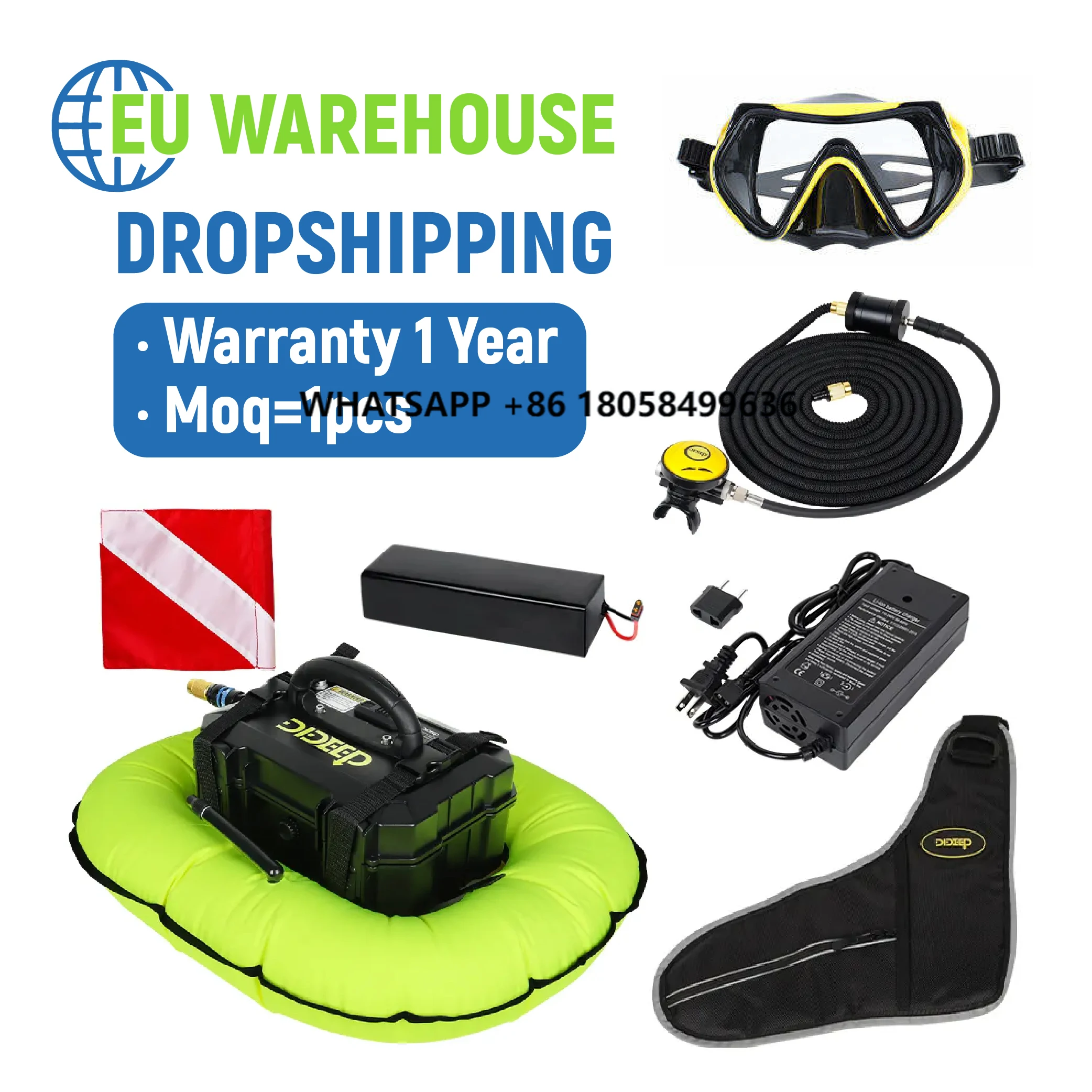 

D3000 Custom Logo Dive Ventilator Waterproof Underwater Breathing Gear Exclusive Swim Dive Accessories EU WAREHOUSE DROPSHIPPING