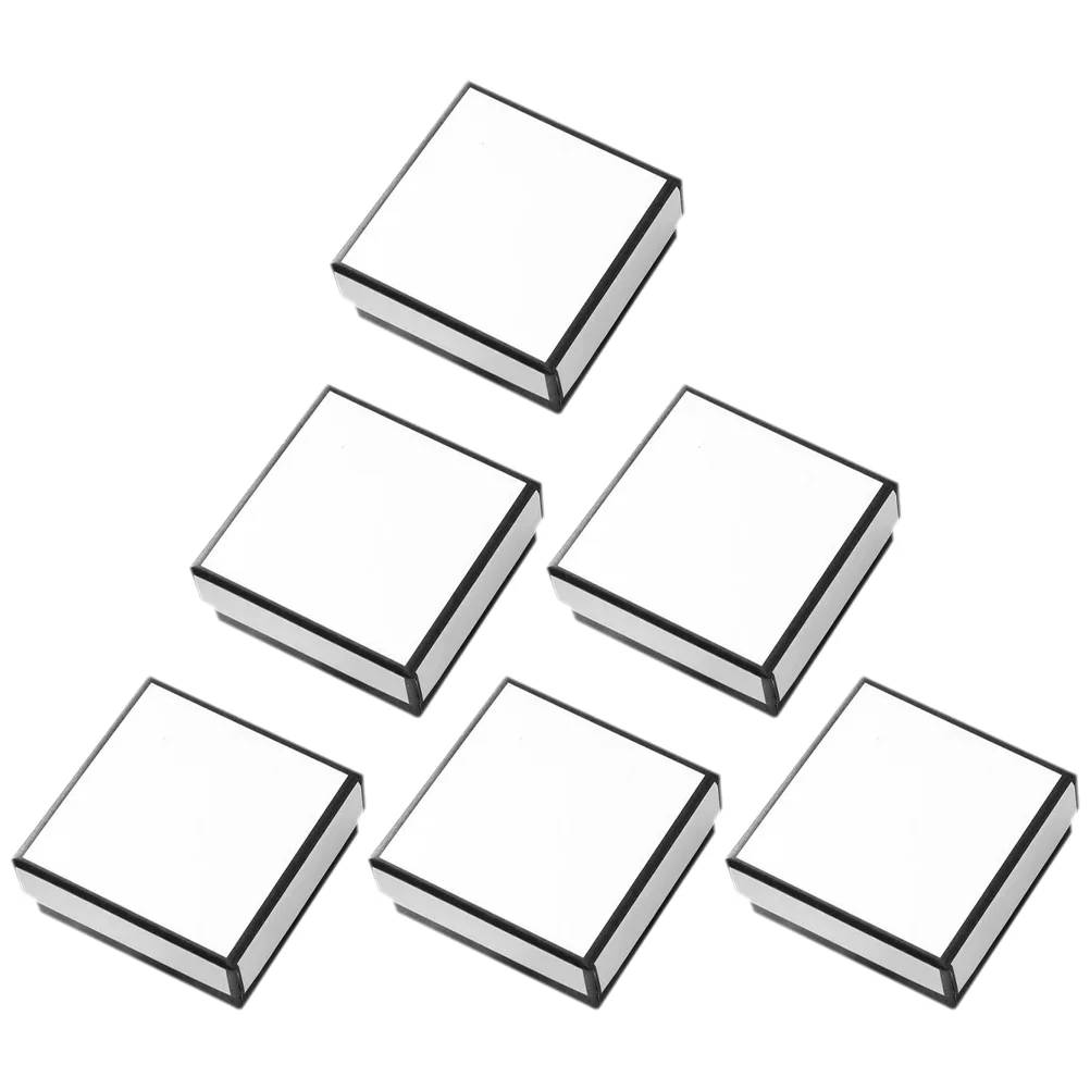 

6 Pcs Jewelry Box Gift Boxes Bulk Gifts Small Earring Packing Container For Trinkets