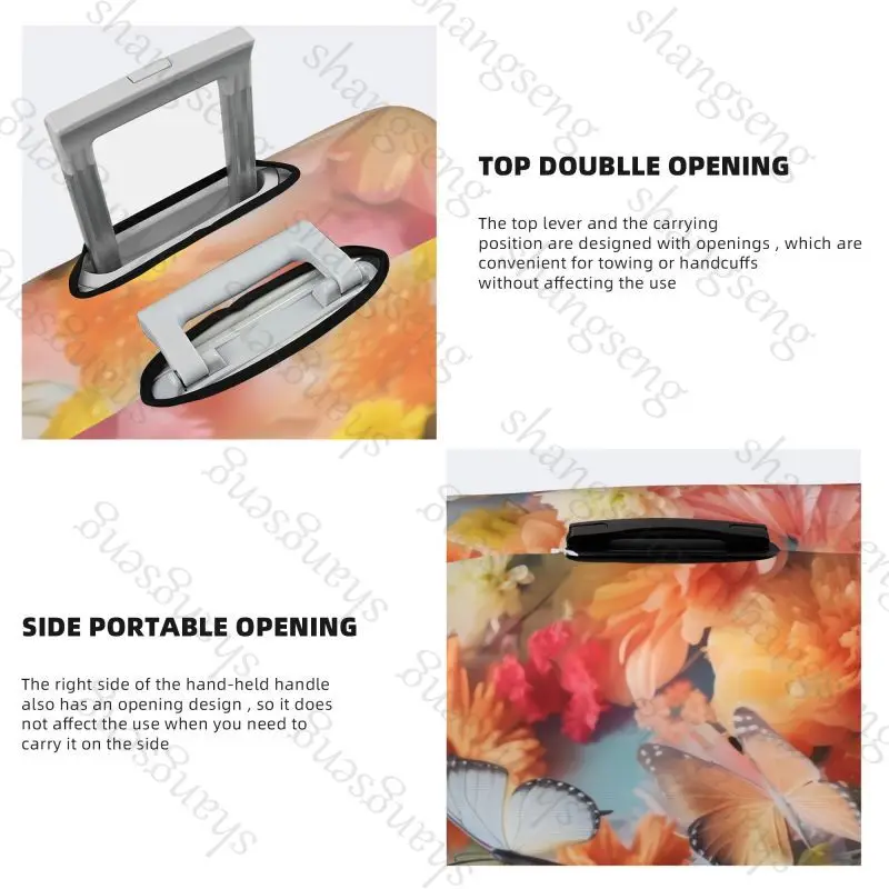 Рисунок 4 - Утолщенный чехол для багажа с радужной бабочкой