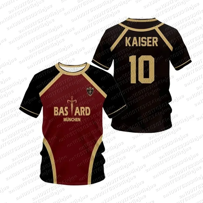 Jersey Futsal Anime Bastard Munich Summer Men'S and Women'S Kid 3Dt Shirt Casual Sports T Shirt Top