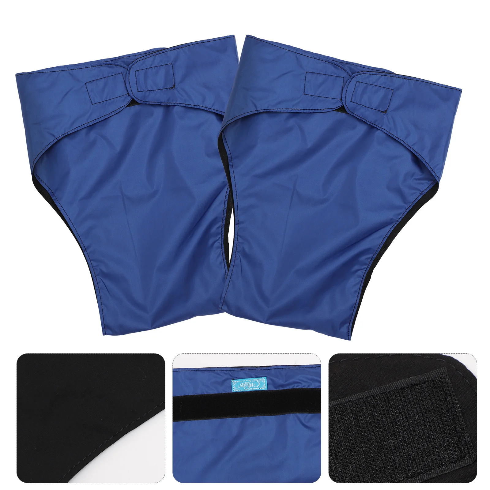 

2Pcs Waterproof Adult Diapers Leakproof Adjustable Cloth Elderly Reusable Nappies Absorbent Incontinence Pads Adult Nappies