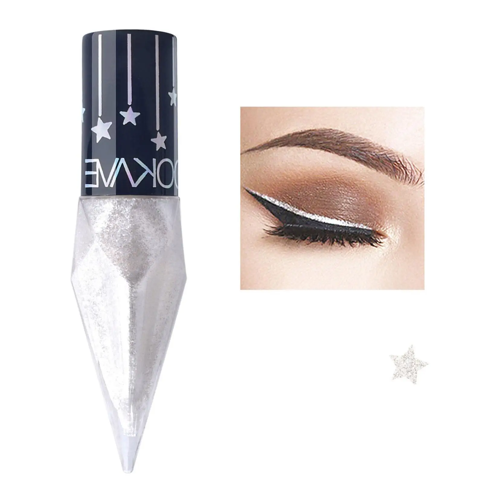 1Pc Glitter Vloeibare Oogschaduw Parel Glitter Glinstert Oogschaduw Lange Vloeibare, Duurzame Eyeliner Waterdichte Eyeliner Make-Up X0n7