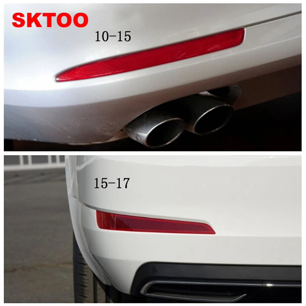 

SKTOO A Pair Original For 2010-17 Skoda octavia rear bumper reflector rear bar lights 1ZD 945 106/105 Top Quality