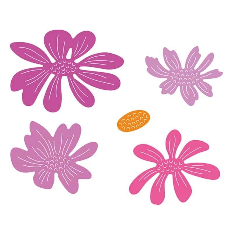 Flower Metal Cutting Dies Scrapbooking Stencil Die Cuts Card Embossing DIY Dropship