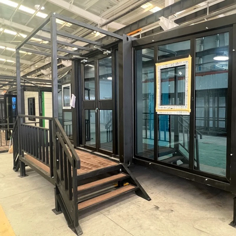 Prefabricated Container House Easy Moving 20ft 40 Ft Room Folding House Australia Kitchen Tiny Home Expandable Container House