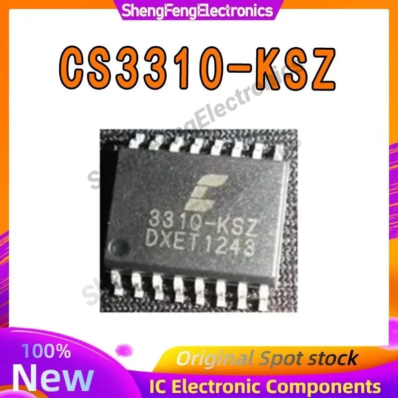 

CS3310-KSZ CS3310-KS SOP16 Новый стерео цифровой чип регулятора громкости патч IC