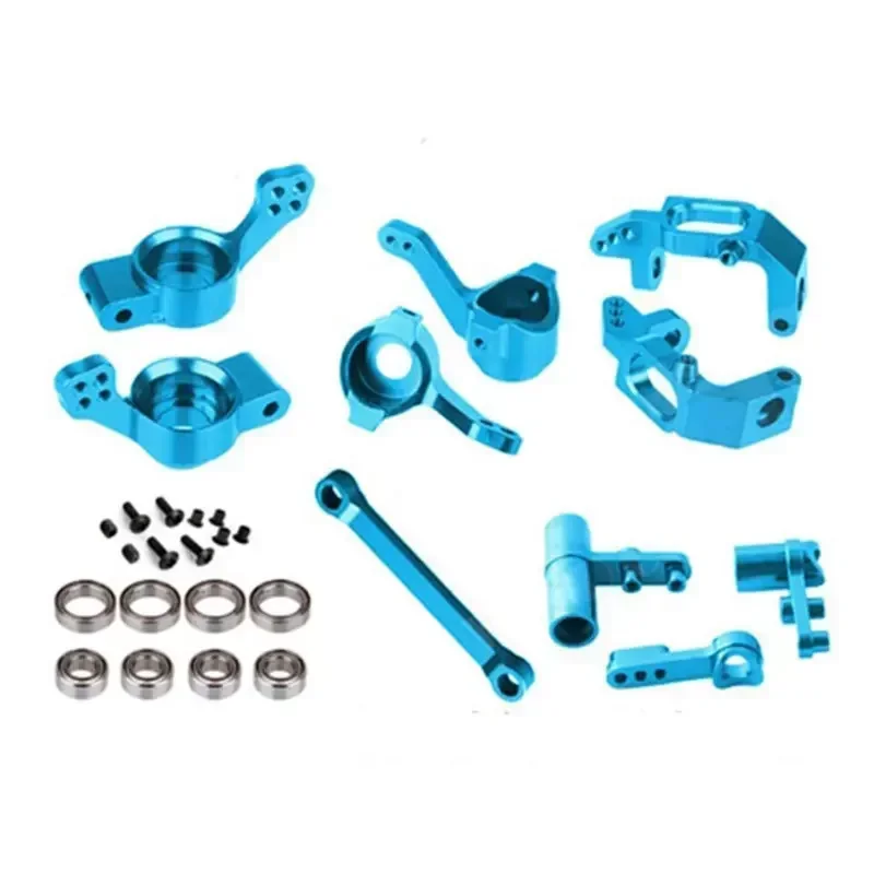 Aluminiumlegierung Blau Upgrade Teile Paket LKW Blaue Teile für HSP RC 1:10 94111 94108 Crawler Car Monster RC Autozubehör