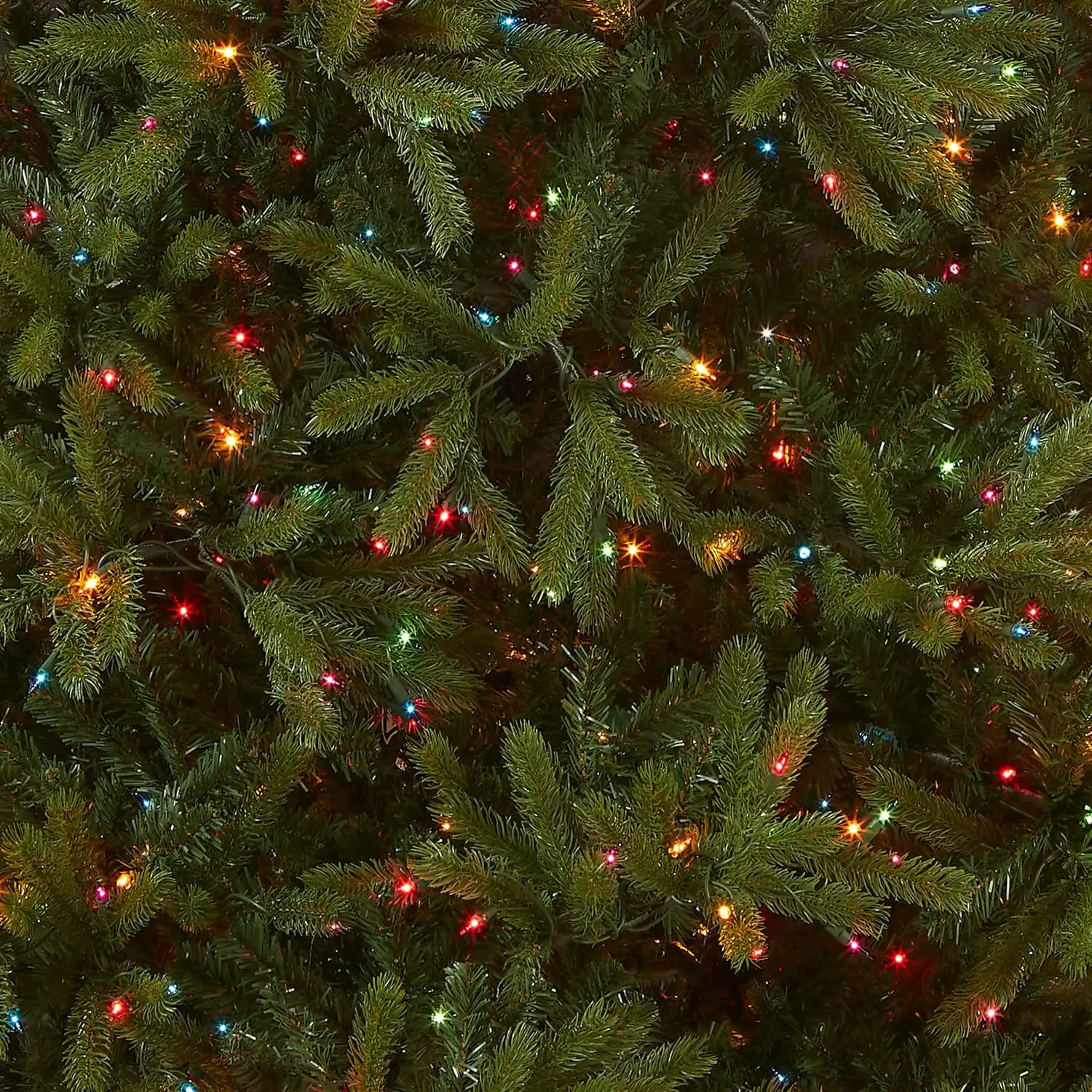 'Feel Real' Pre-Lit Artificial Christmas Tree | Includes Pre-Strung Multi-Color Lights And Stand | Jersey Fraser Fir - 7.5 Ft