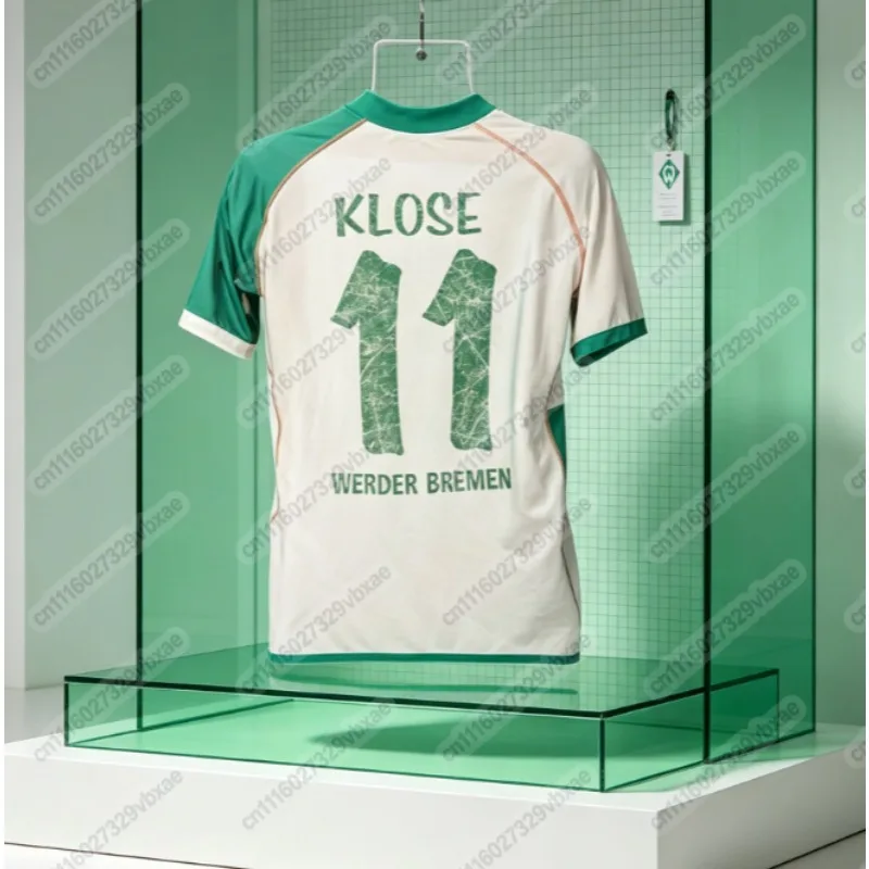 2026-27 Neues Yunda Bremen Herren-Fußballtrikot, Y2K-Stil 3D-Druck Familien-Freizeit-T-Shirt, Geeignet für Alltag und Training – Detail 4