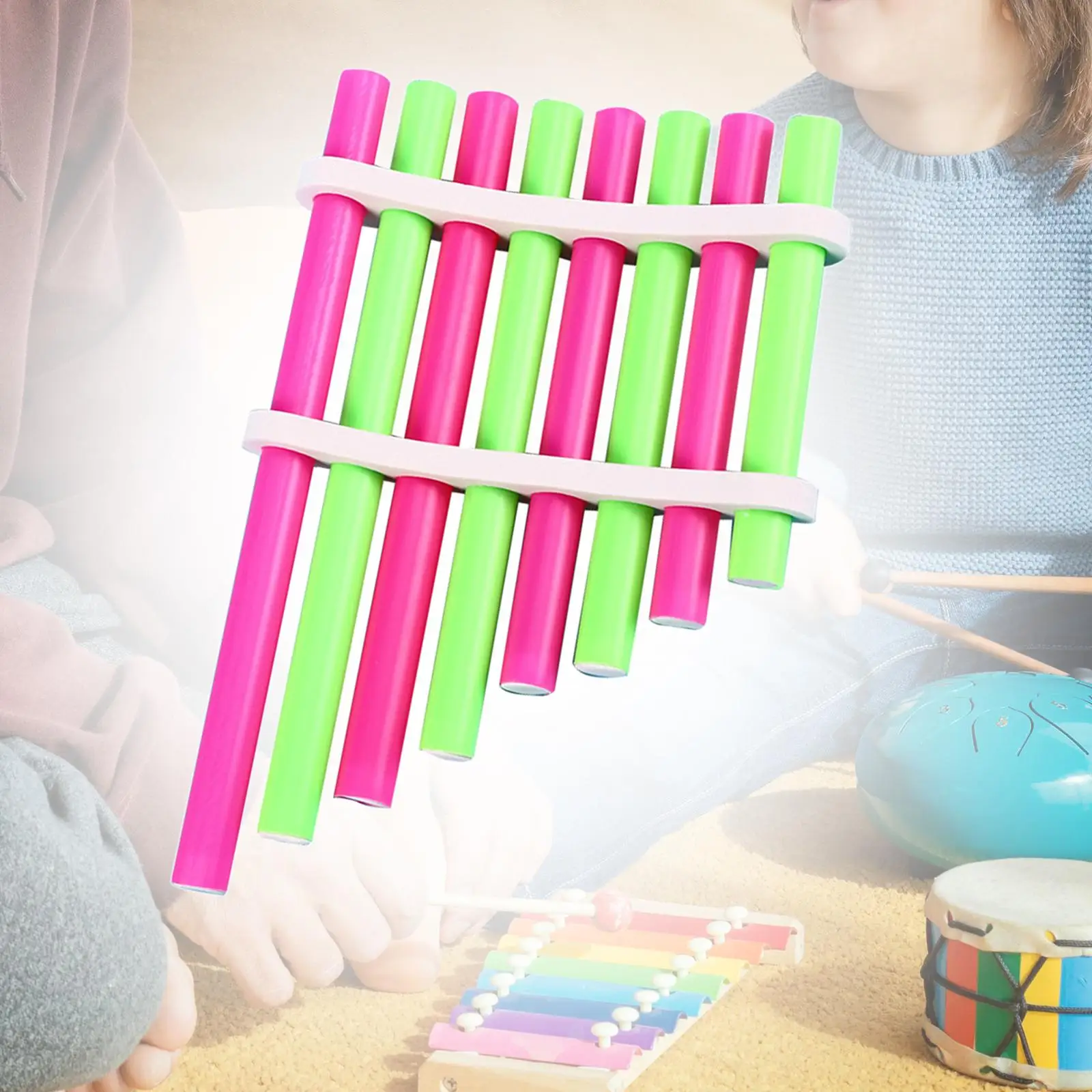 Mini แบบพกพา Pan Flutes การทดลองวิทยาศาสตร์ชุด DIY Stem ประกอบโครงการ 3D ปริศนา Panpipe เพลง Wind Instrument สําหรับวัยรุ่น