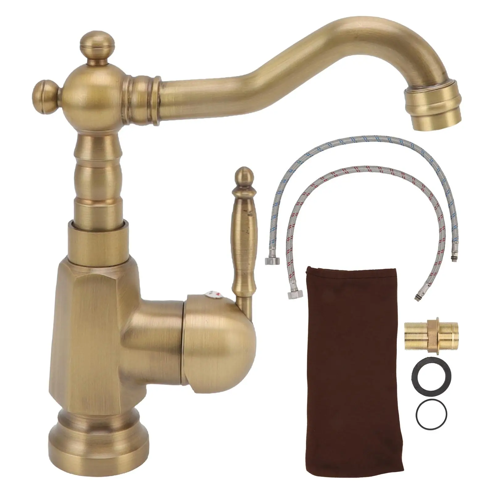 

Vintage Tall Basin Mixer Tap for Bathroom Kitchen Vanity Faucet