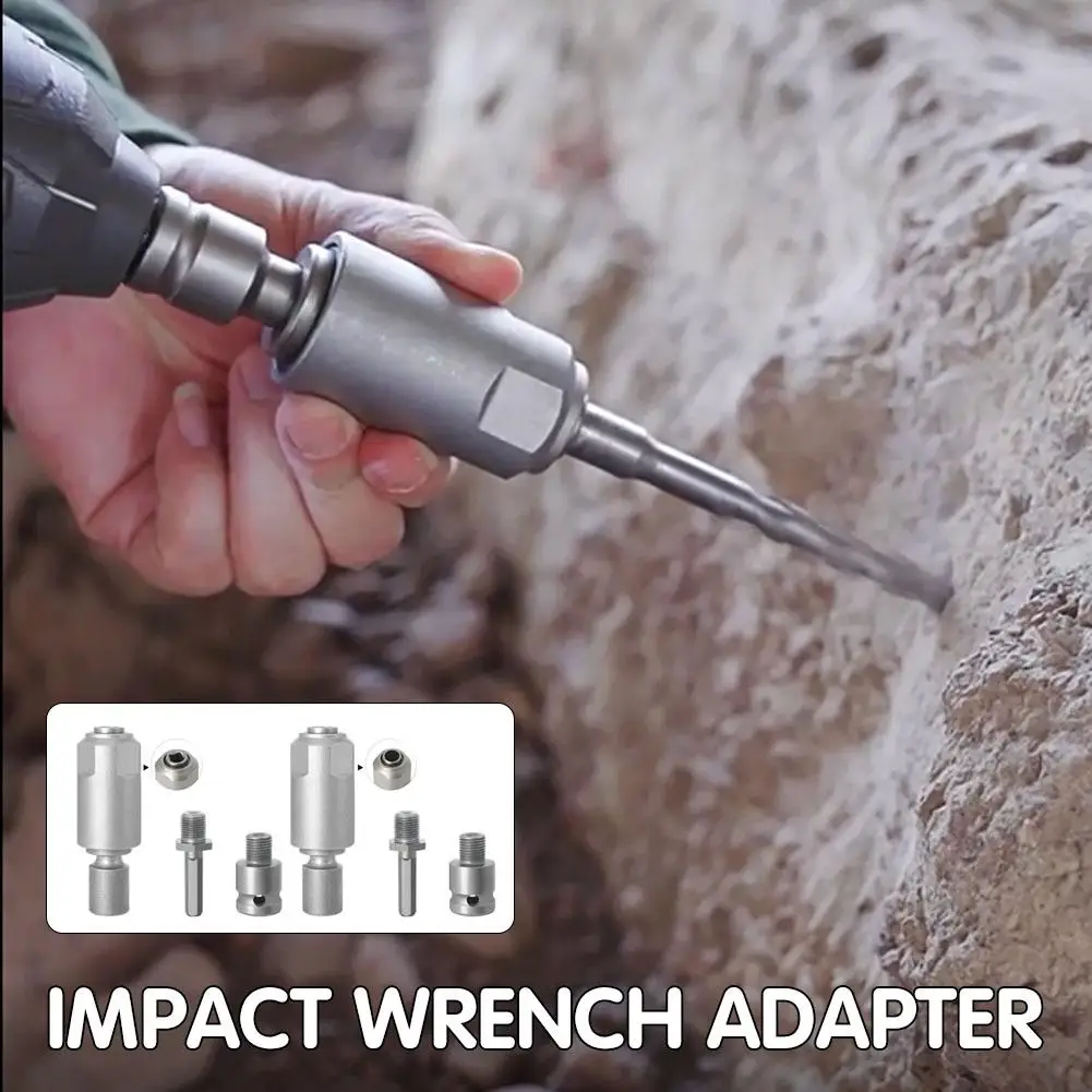 

Adapter For Converting Impact Wrench To Electric Hammer Converts To SDS-Plus/Square Interface For Use With Drill/Impact Wre M2P5