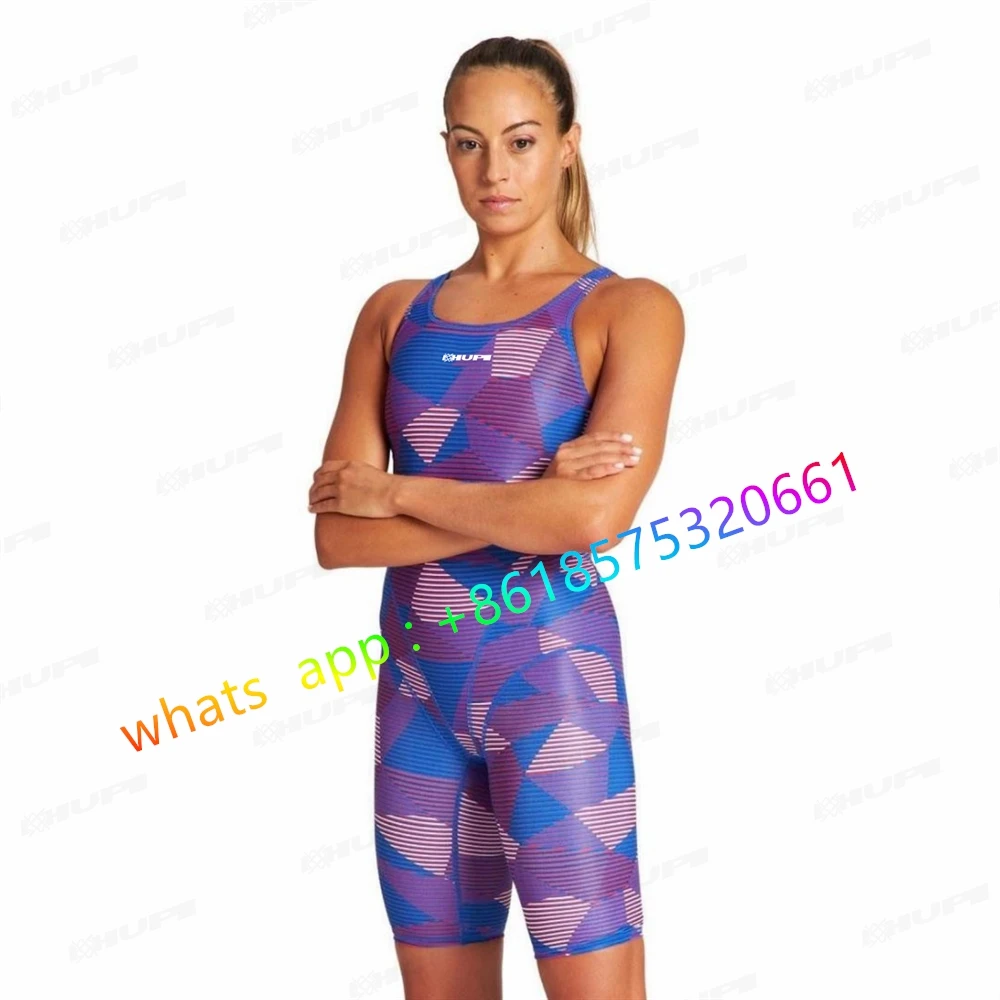 2022 Triathlon Suit Slimming Tight One Piece Swimsuit Female Sports Swimwear Women Professional Racing Training Bathing Suit