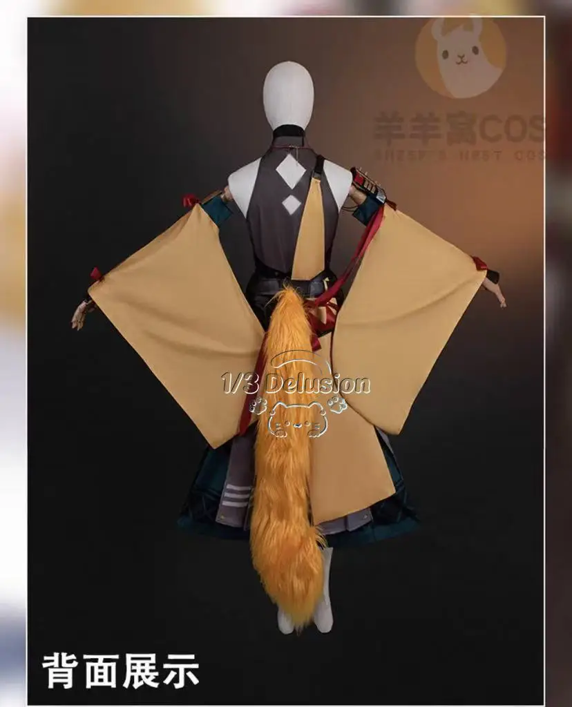 

Arknights Leizi Siting Jingzhe Cosplay Costume Game Outfit Full Set Halloween Carnival Party Christmas Play Role Clothes