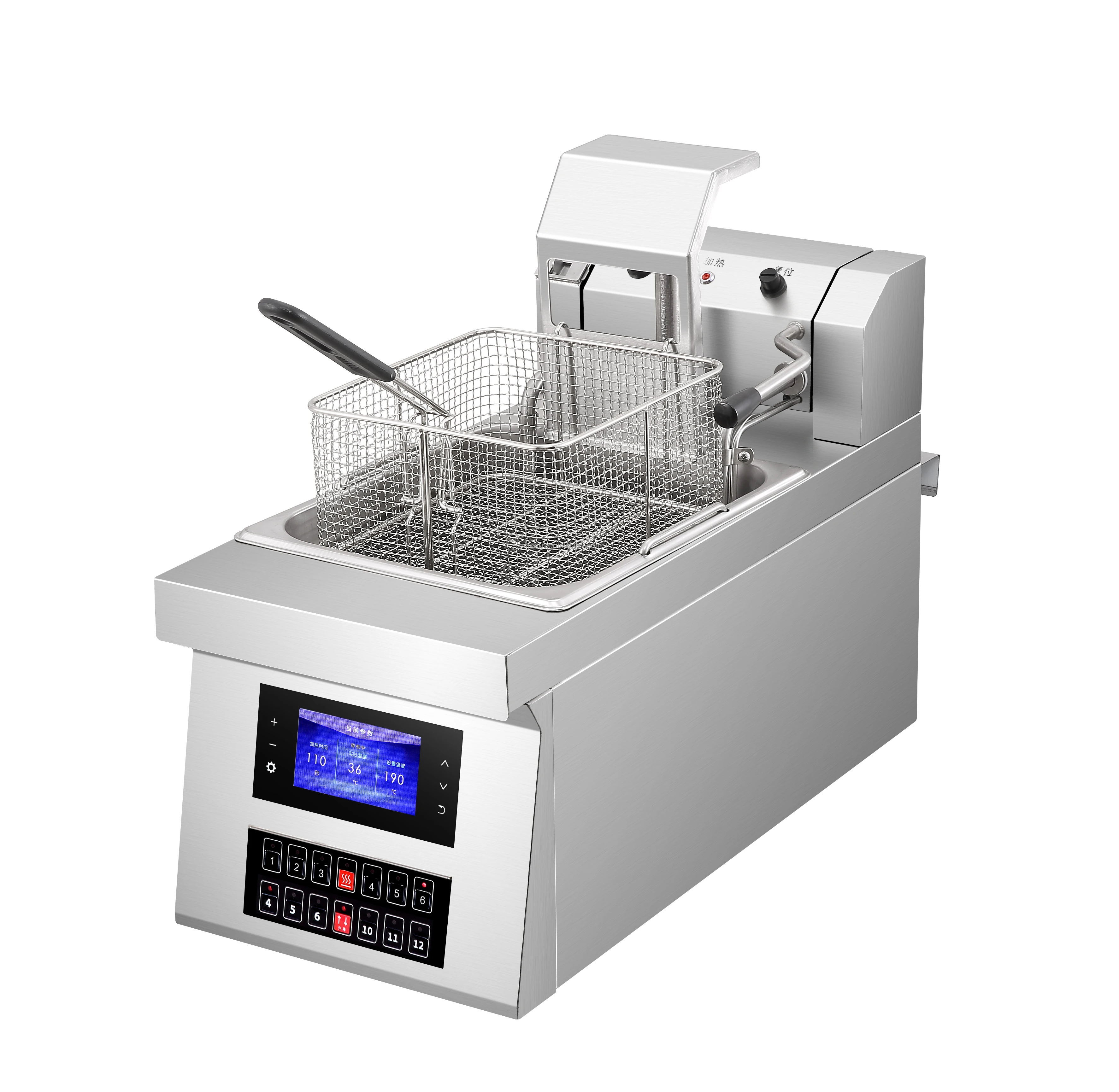 New Used Condition Available Multifunctional Electric Automatic Lifting Deep Fryer for Home Restaurant Hotel Food Shop Use