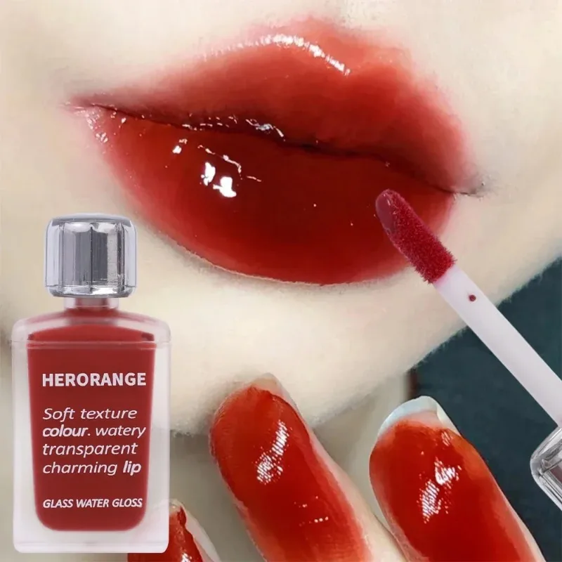 

Black Mirror Water Light Lip Glaze High Gloss Moisturizing Long Lasting No Fading Liquid Lipstick Sexy Red Lips Makeup Cosmetics