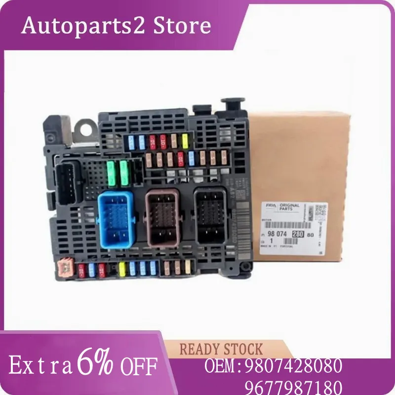 9677987180 9807428080 Brand New Genuine Fuse Box Module BSM AB1= AB2 Z06-01 BSM-Z06-01 6500JQ For Citroen C4