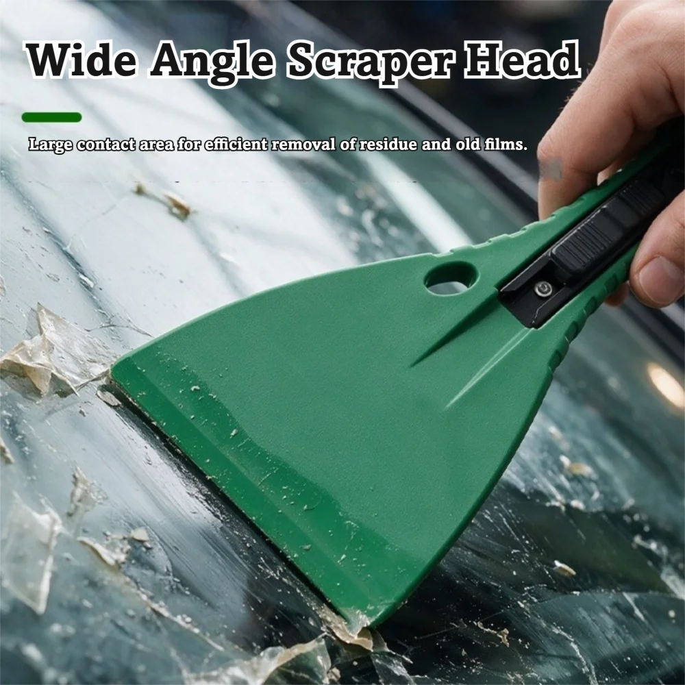 Multi-Function Stain Scraper ABS Plastic Blade Extension Car Film Remover Stubborn Stain Removal Adjustable Wrap Edge Trimmer