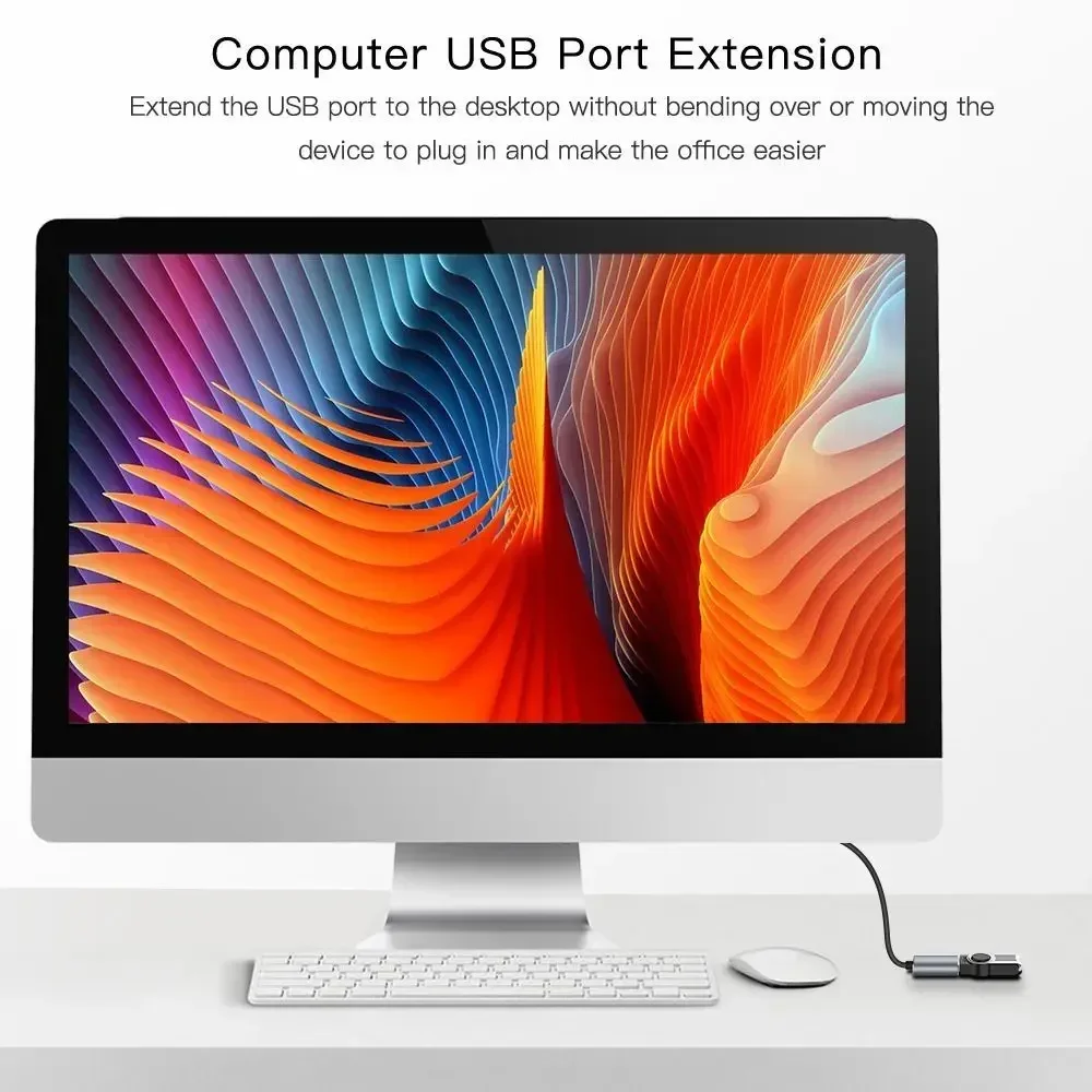 Male to Female USB 3.0 Extension Cable Professional Keyboard Printer High Speed Data Cord Webcam GamePad Adapter Line