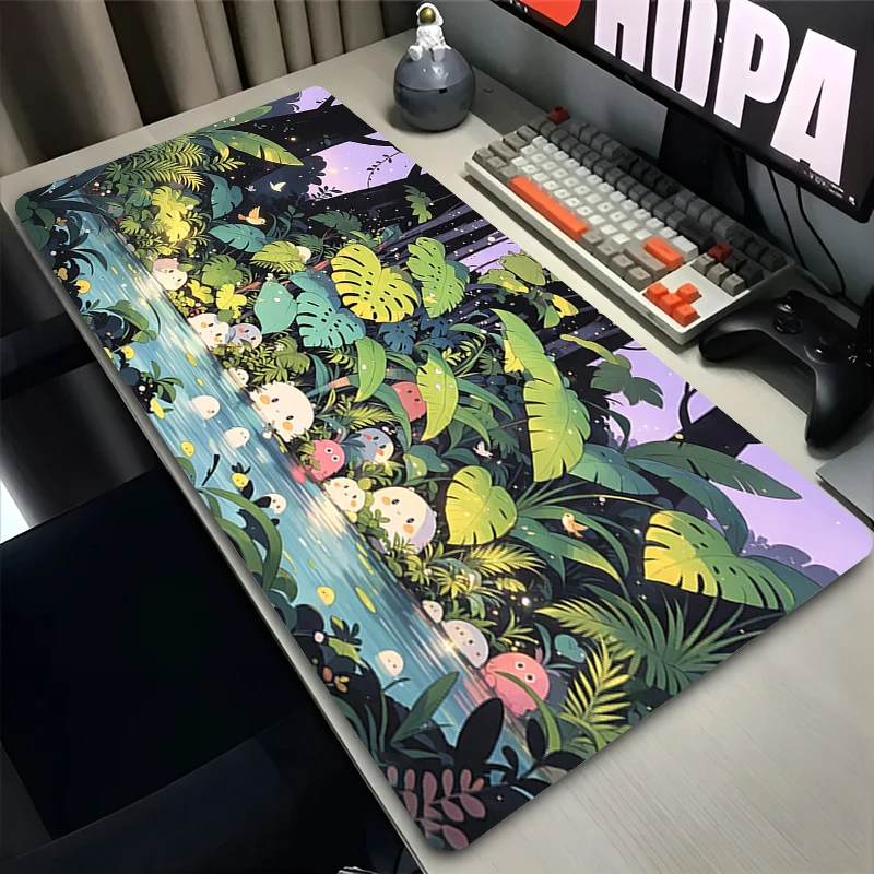 Mouse Pad E-sports Gaming Accessories alfombrilla Computer Mouse Mat Japanese Anime Scenery Desk Mat Keyboard Pad Gamer Mousepad